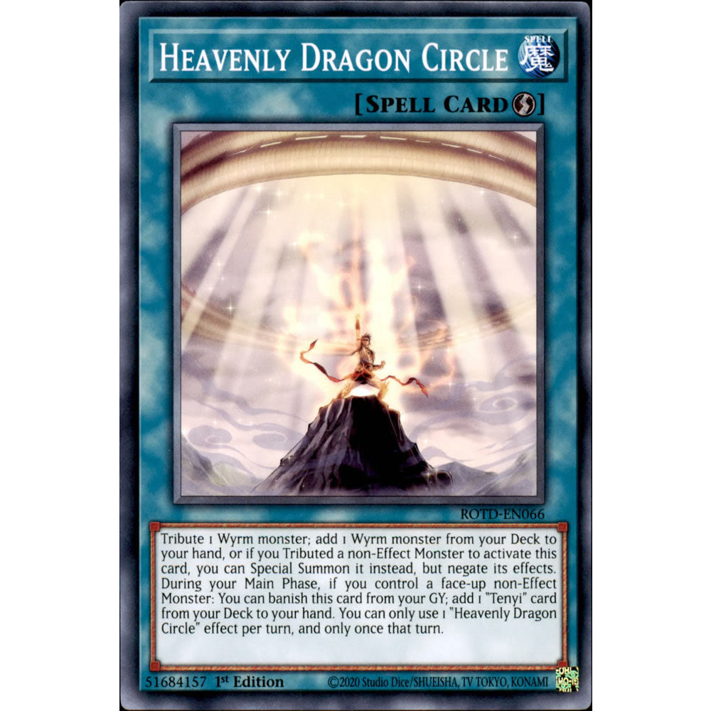 Heavenly Dragon Circle ROTD-EN066 Yu-Gi-Oh! Card from the Rise of the Duelist Set