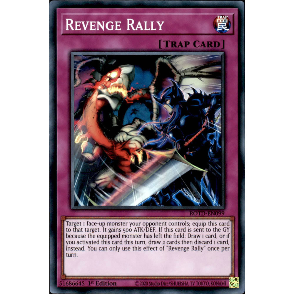 Revenge Rally ROTD-EN099 Yu-Gi-Oh! Card from the Rise of the Duelist Set