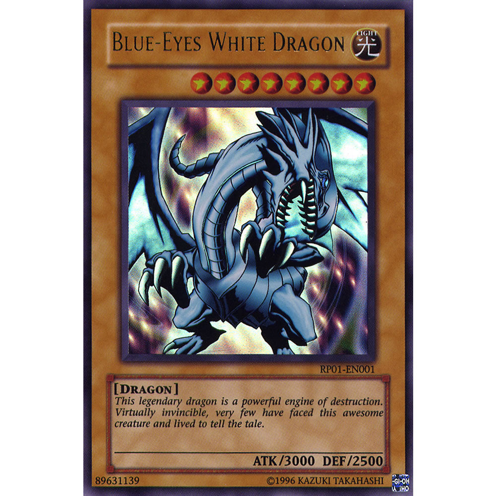 Blue-Eyes White Dragon RP01-EN001 Yu-Gi-Oh! Card from the Retro Pack 1 Set
