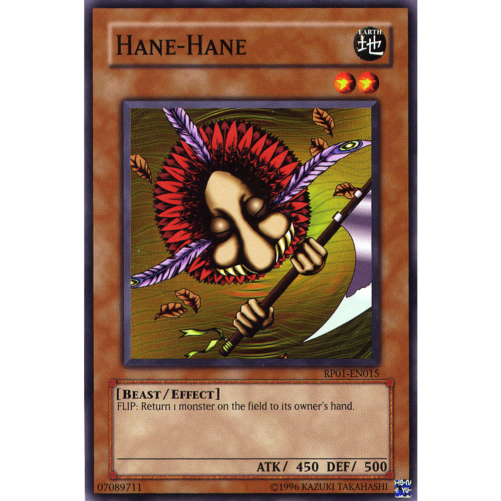 Hane-Hane RP01-EN015 Yu-Gi-Oh! Card from the Retro Pack 1 Set