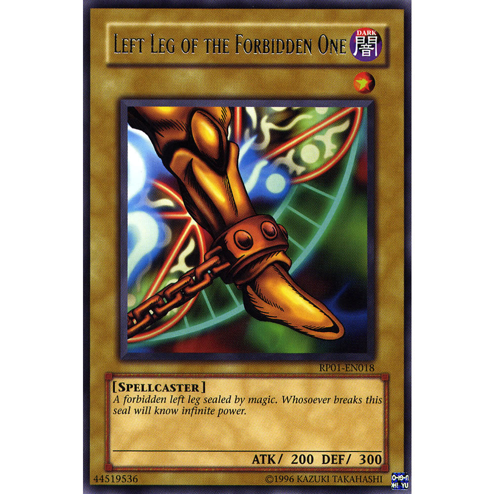 Left Leg of the Forbidden One RP01-EN018 Yu-Gi-Oh! Card from the Retro Pack 1 Set