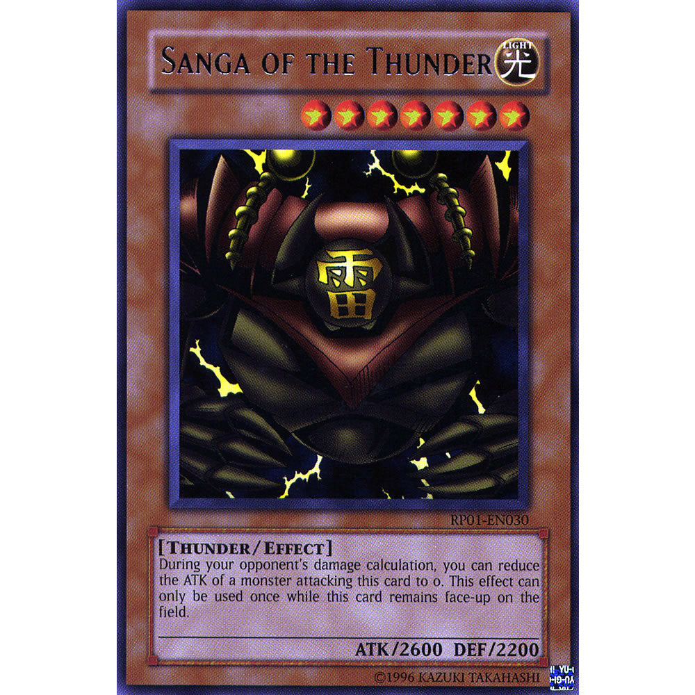 Sanga of the Thunder RP01-EN030 Yu-Gi-Oh! Card from the Retro Pack 1 Set