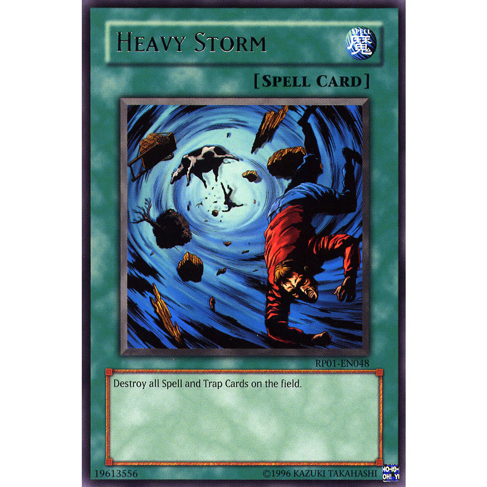 Heavy Storm RP01-EN048 Yu-Gi-Oh! Card from the Retro Pack 1 Set