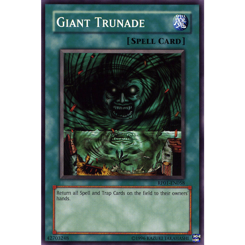 Giant Trunade RP01-EN058 Yu-Gi-Oh! Card from the Retro Pack 1 Set