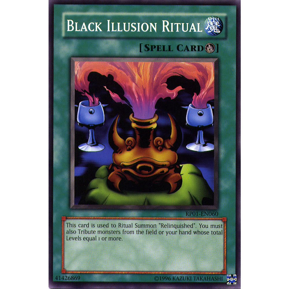 Black Illusion Ritual RP01-EN060 Yu-Gi-Oh! Card from the Retro Pack 1 Set