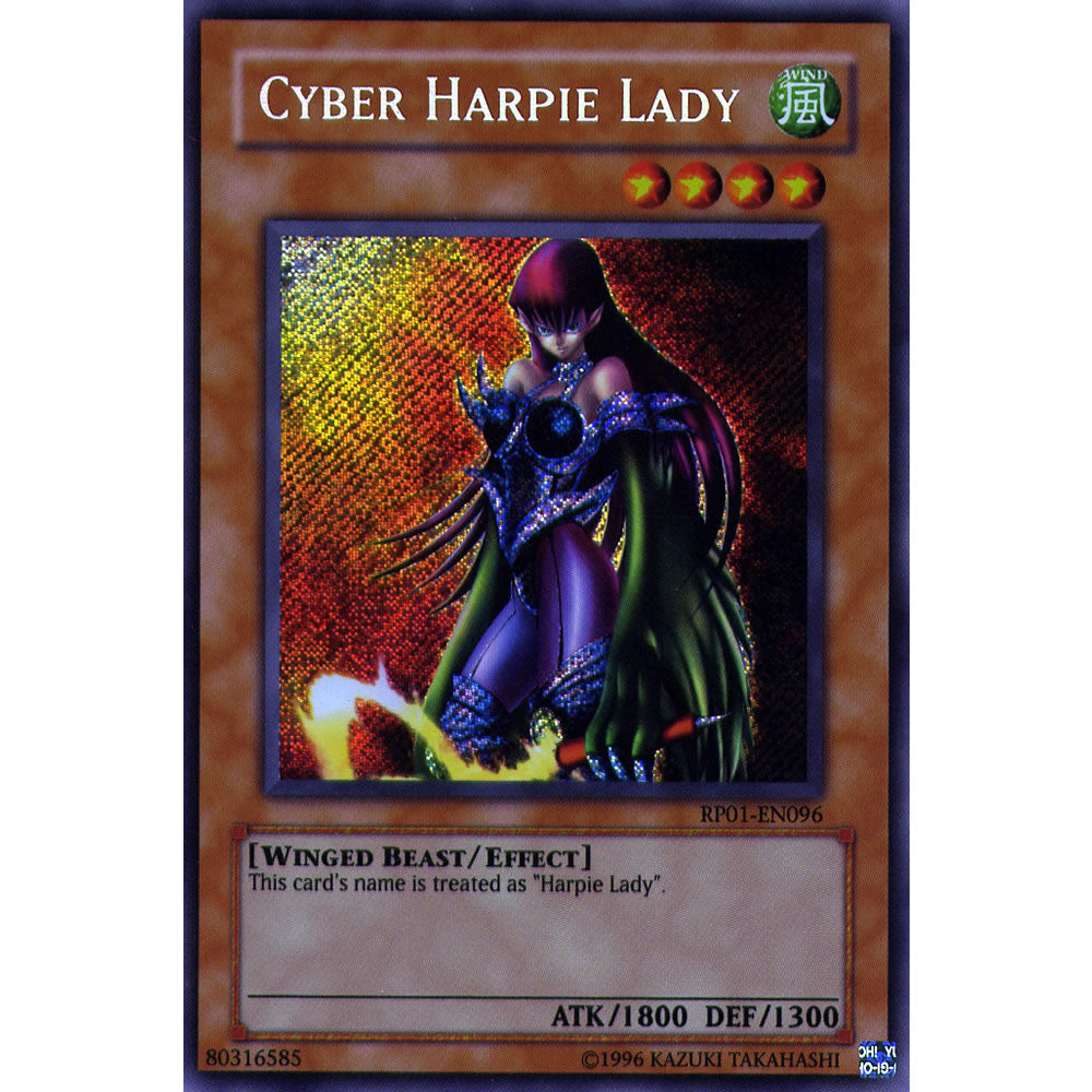 Cyber Harpie Lady RP01-EN096 Yu-Gi-Oh! Card from the Retro Pack 1 Set