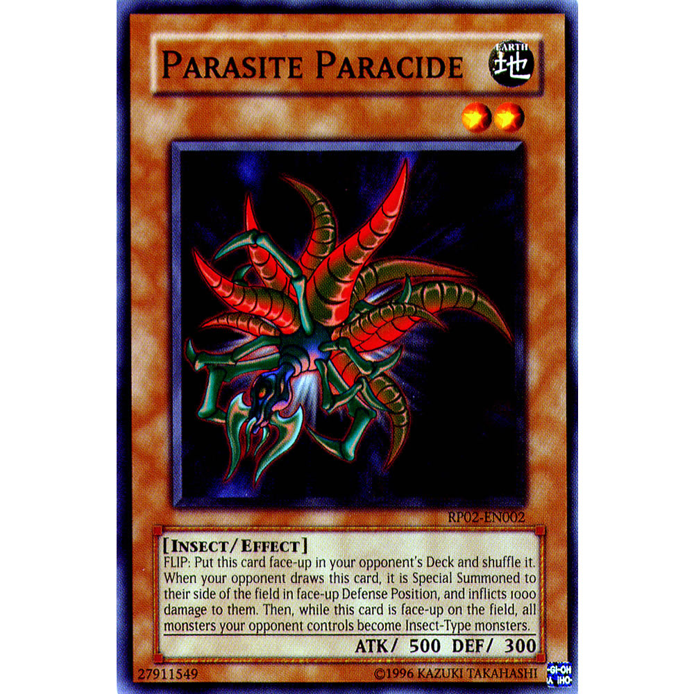 Parasite Paracide RP02-EN002 Yu-Gi-Oh! Card from the Retro Pack 2 Set