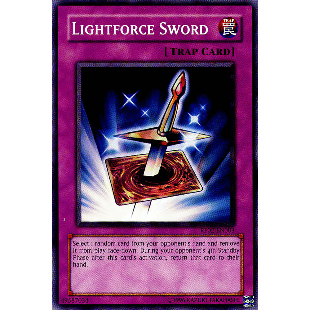 Lightforce Sword RP02-EN003 Yu-Gi-Oh! Card from the Retro Pack 2 Set
