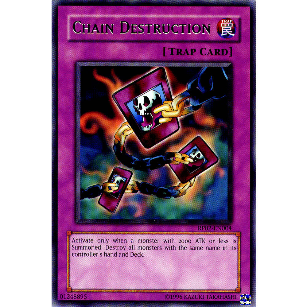 Chain Destruction RP02-EN004 Yu-Gi-Oh! Card from the Retro Pack 2 Set