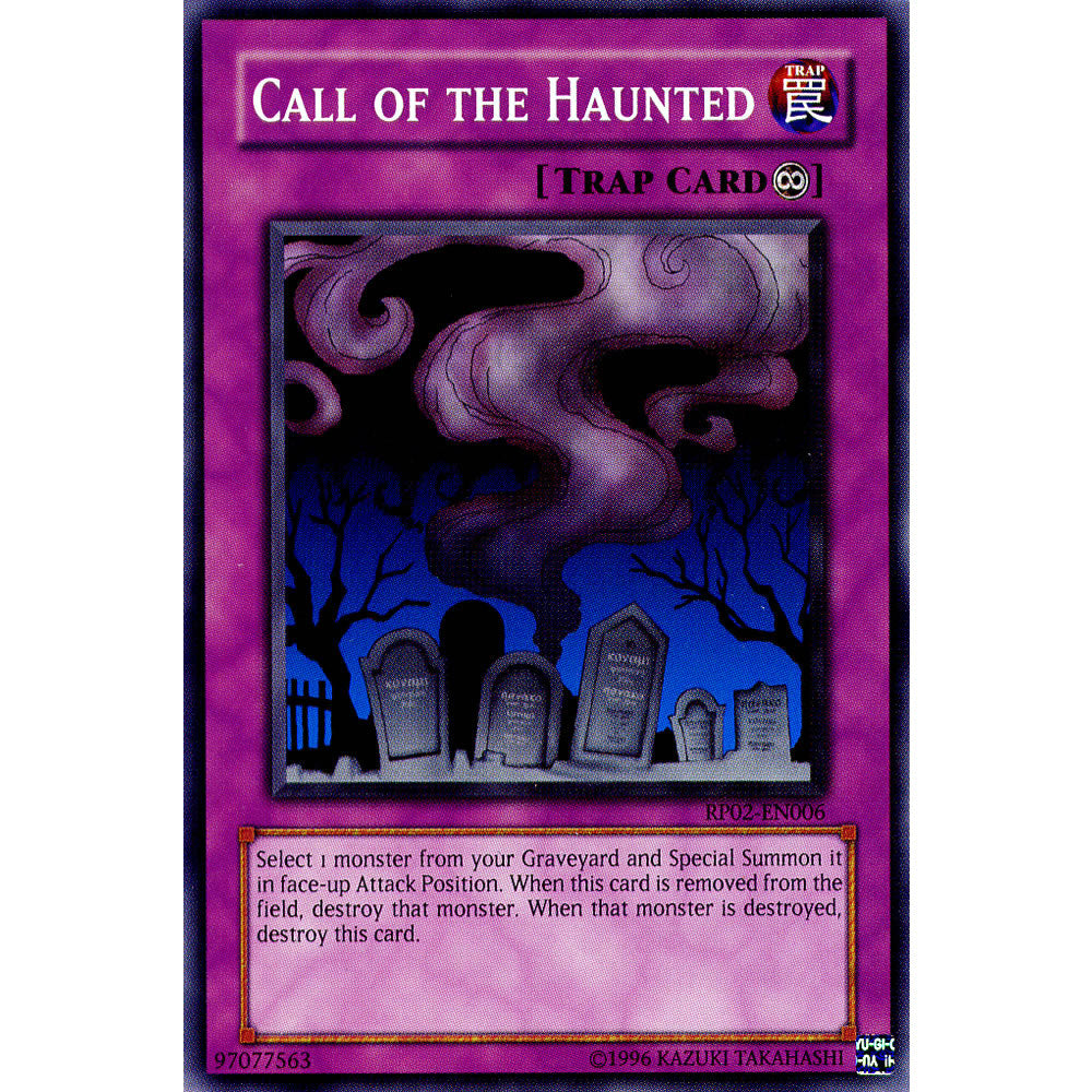Call of the Haunted RP02-EN006 Yu-Gi-Oh! Card from the Retro Pack 2 Set
