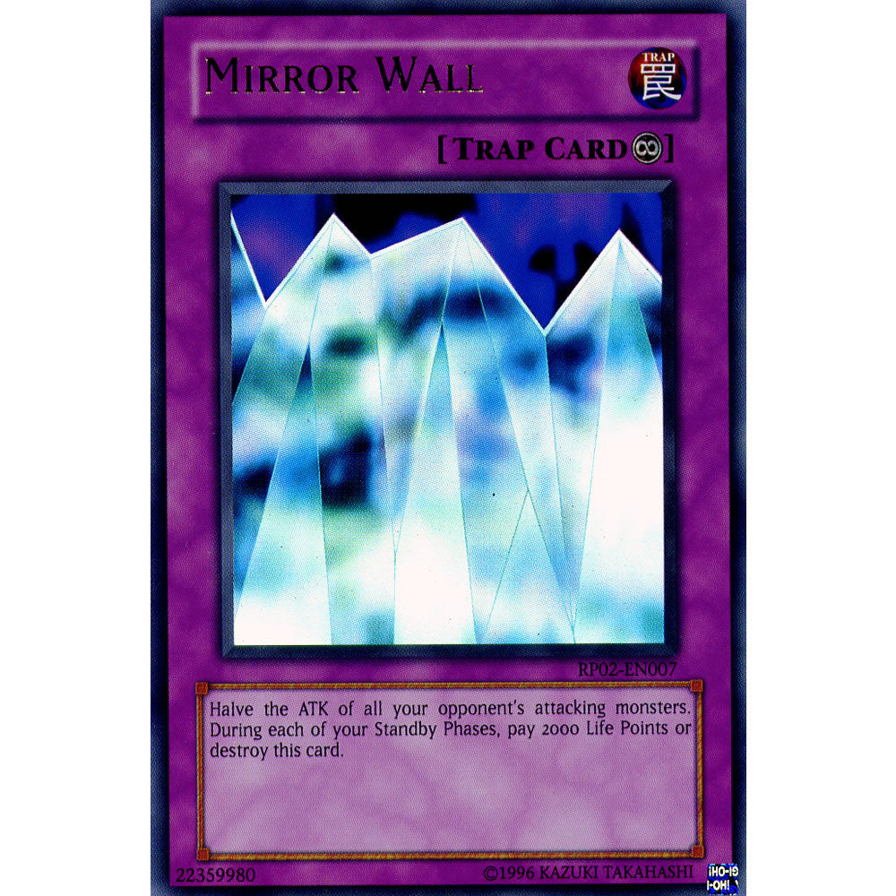 Mirror Wall RP02-EN007 Yu-Gi-Oh! Card from the Retro Pack 2 Set