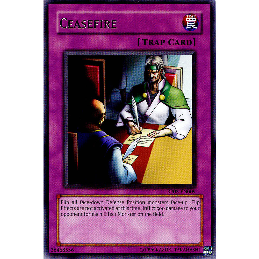 Ceasefire RP02-EN009 Yu-Gi-Oh! Card from the Retro Pack 2 Set