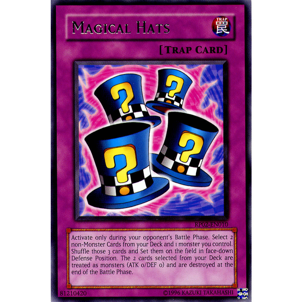 Magical Hats RP02-EN010 Yu-Gi-Oh! Card from the Retro Pack 2 Set