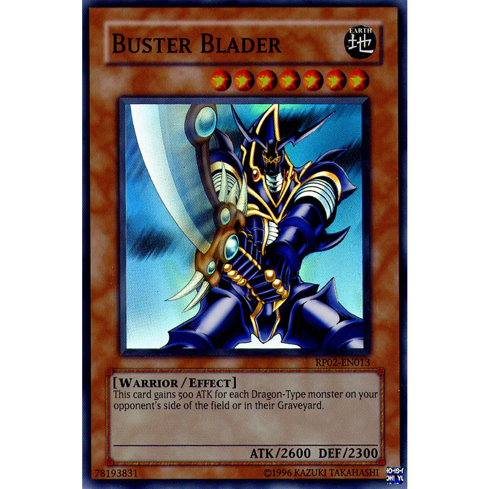 Buster Blader RP02-EN013 Yu-Gi-Oh! Card from the Retro Pack 2 Set
