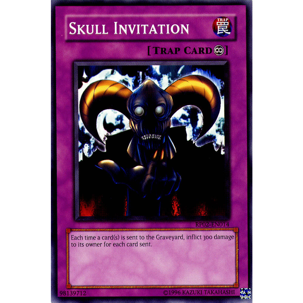 Skull Invitation RP02-EN014 Yu-Gi-Oh! Card from the Retro Pack 2 Set