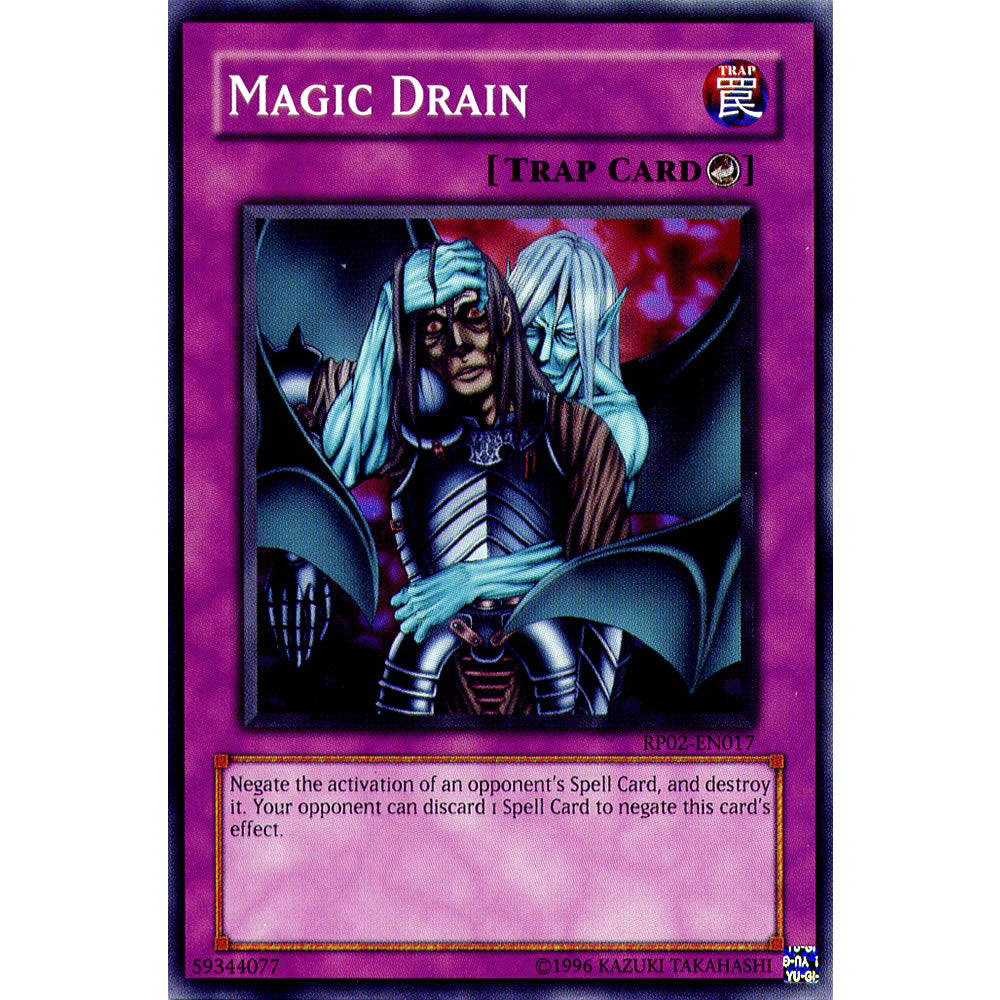 Magic Drain RP02-EN017 Yu-Gi-Oh! Card from the Retro Pack 2 Set