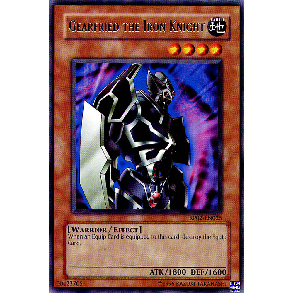 Gearfried the Iron Knight RP02-EN025 Yu-Gi-Oh! Card from the Retro Pack 2 Set