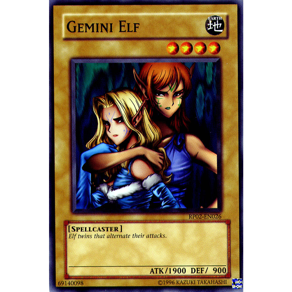 Gemini Elf RP02-EN026 Yu-Gi-Oh! Card from the Retro Pack 2 Set
