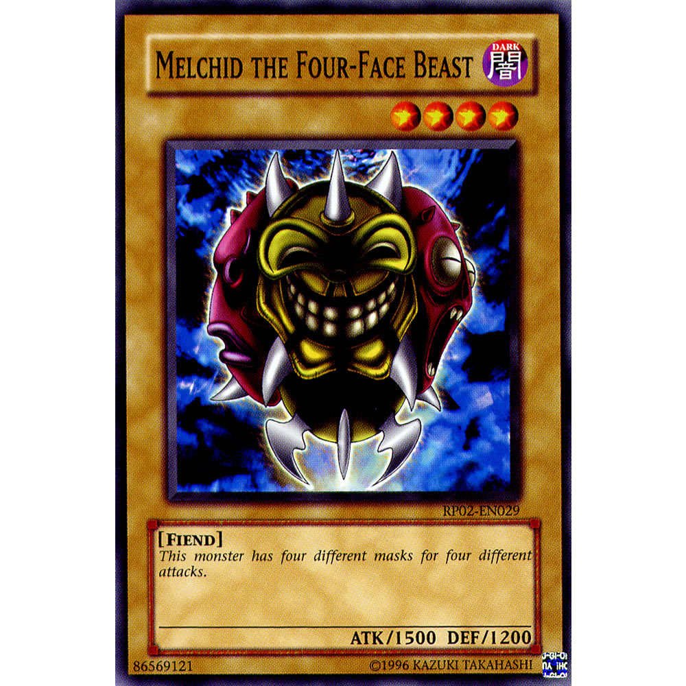 Melchid the Four - Face Beast RP02-EN029 Yu-Gi-Oh! Card from the Retro Pack 2 Set