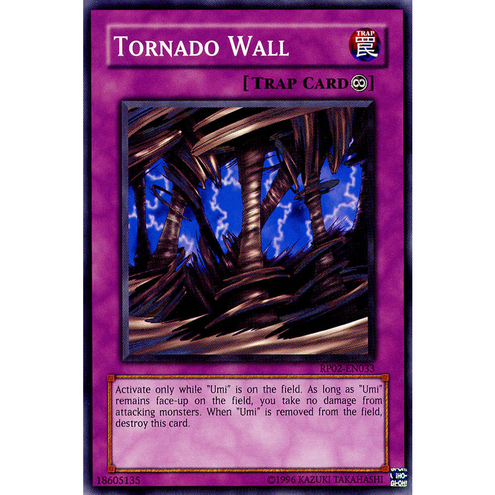 Tornado Wall RP02-EN033 Yu-Gi-Oh! Card from the Retro Pack 2 Set