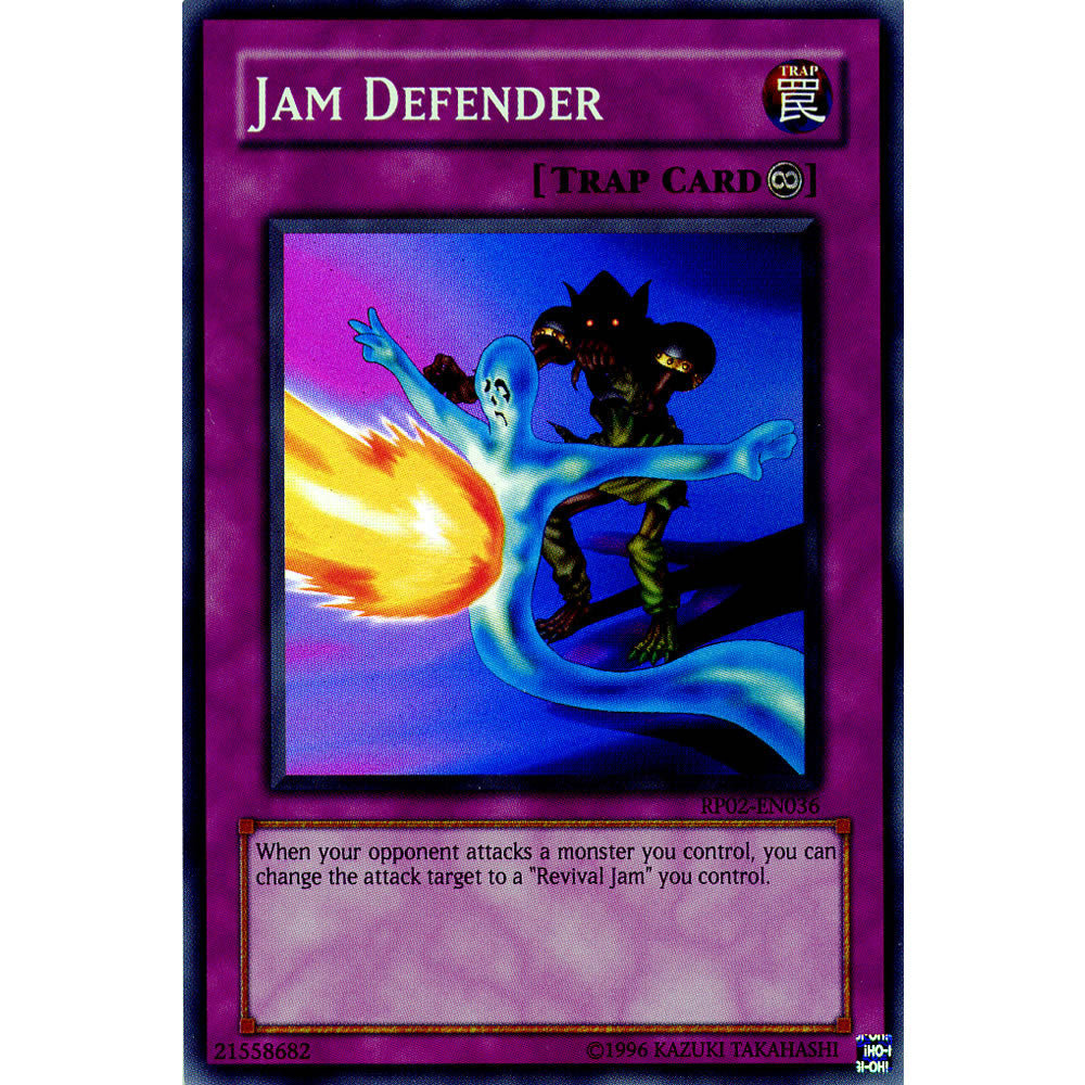 Jam Defender RP02-EN036 Yu-Gi-Oh! Card from the Retro Pack 2 Set