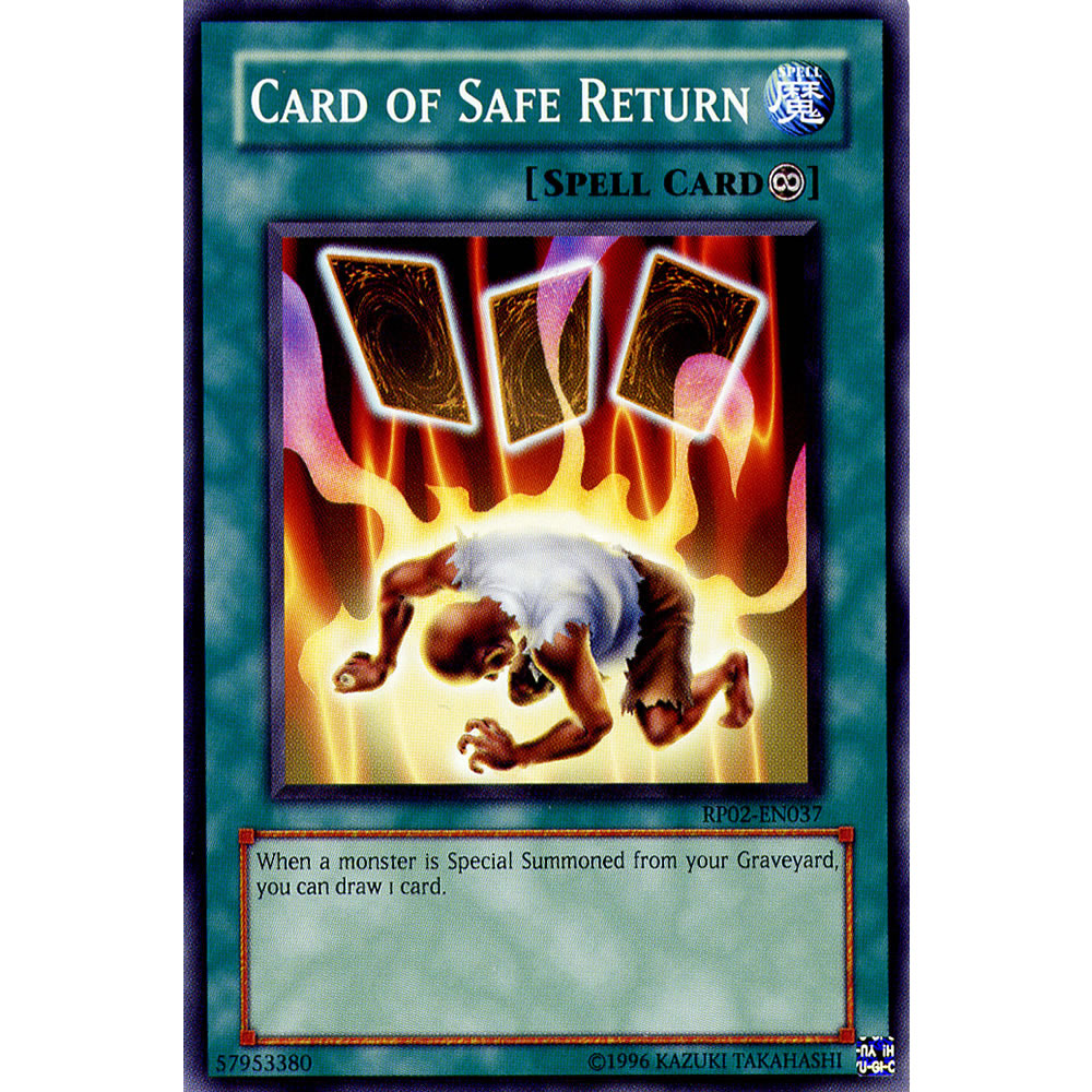 Card of Safe Return RP02-EN037 Yu-Gi-Oh! Card from the Retro Pack 2 Set