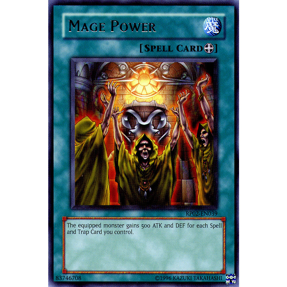 Mage Power RP02-EN039 Yu-Gi-Oh! Card from the Retro Pack 2 Set