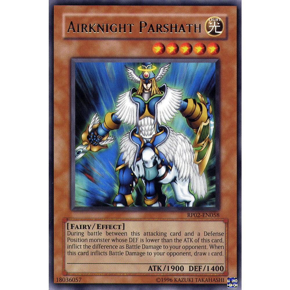 Airknight Parshath RP02-EN058 Yu-Gi-Oh! Card from the Retro Pack 2 Set