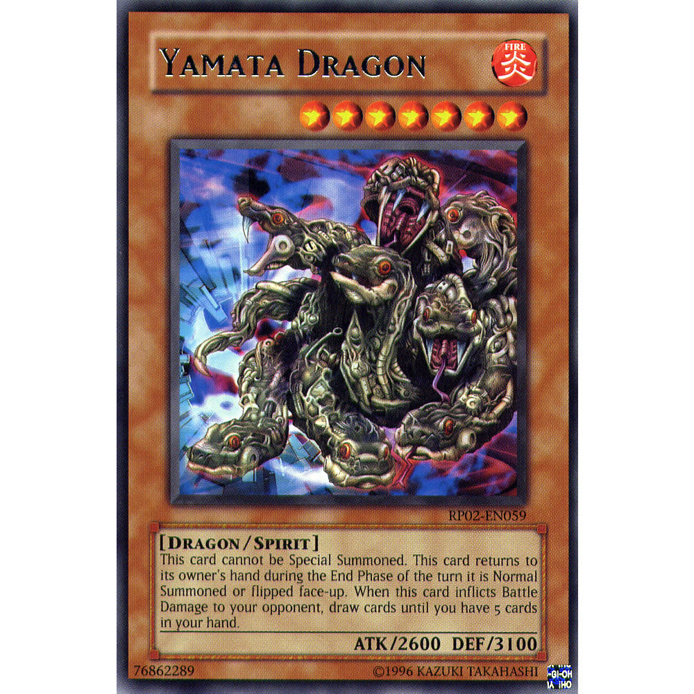 Yamata Dragon RP02-EN059 Yu-Gi-Oh! Card from the Retro Pack 2 Set