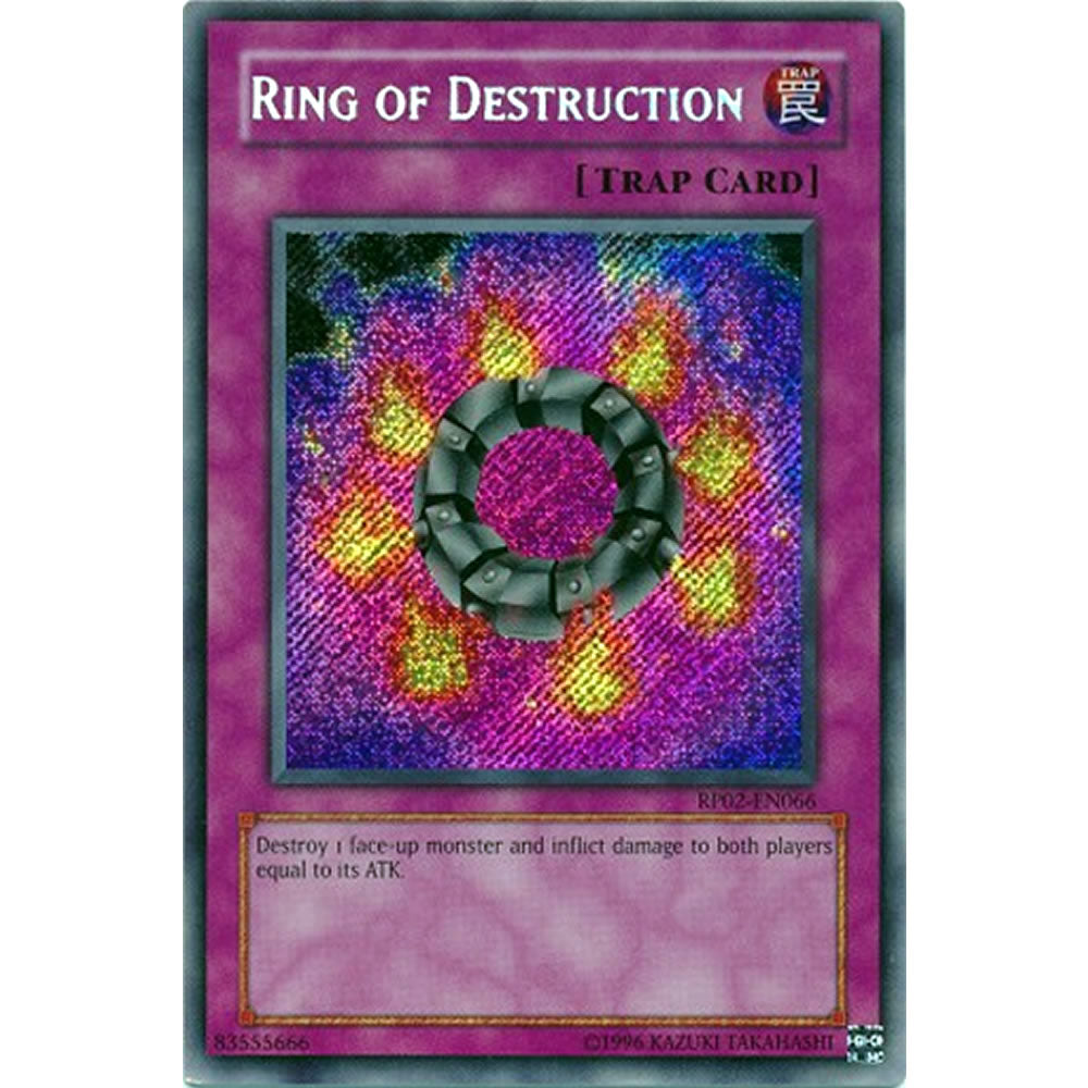 Ring of Destruction RP02-EN066 Yu-Gi-Oh! Card from the Retro Pack 2 Set