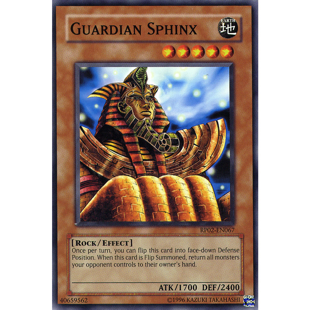 Guardian Sphinx RP02-EN067 Yu-Gi-Oh! Card from the Retro Pack 2 Set