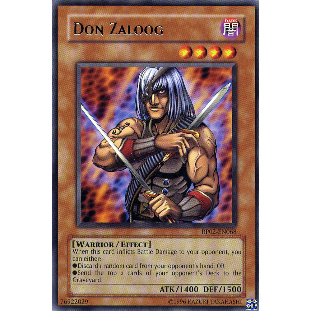 Don Zaloog RP02-EN068 Yu-Gi-Oh! Card from the Retro Pack 2 Set