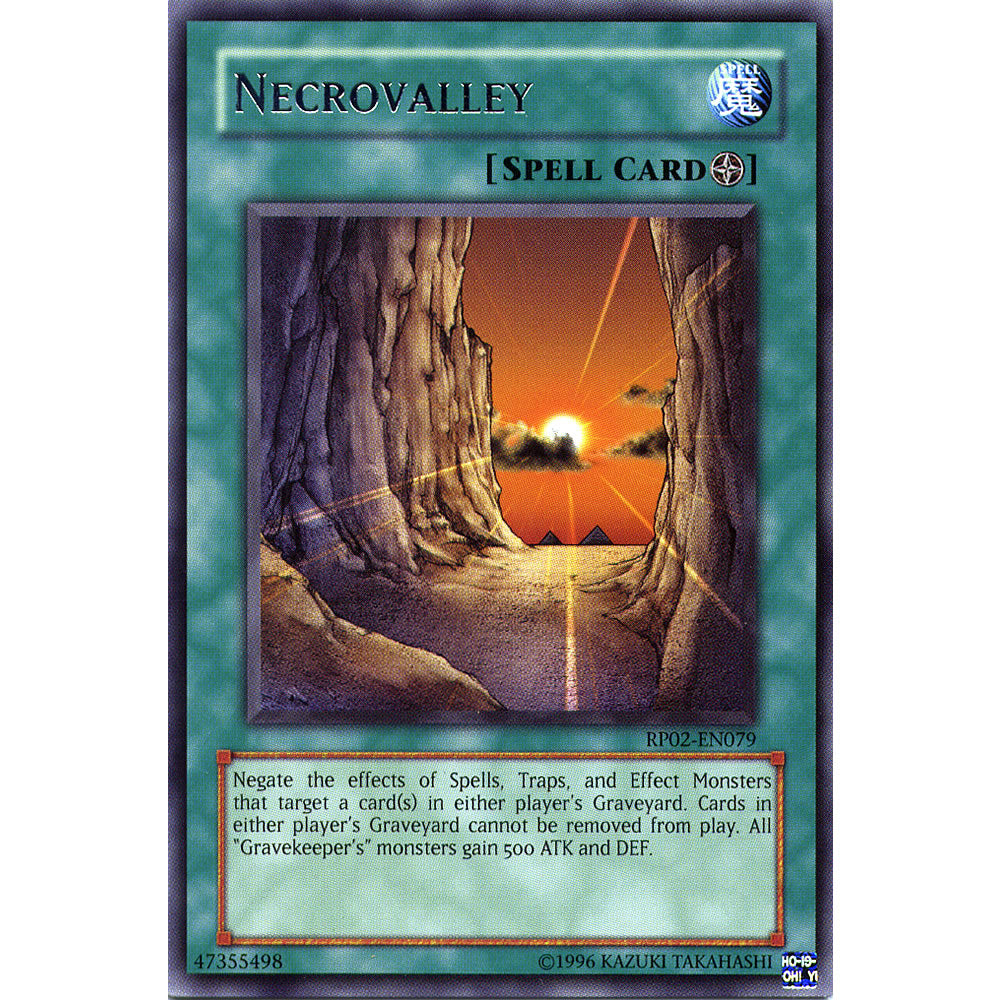 Necrovalley RP02-EN079 Yu-Gi-Oh! Card from the Retro Pack 2 Set