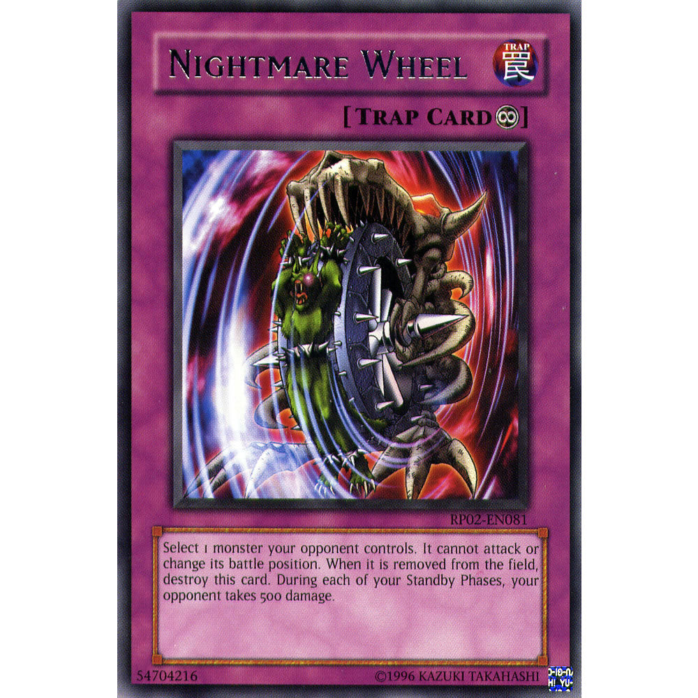 Nightmare Wheel RP02-EN081 Yu-Gi-Oh! Card from the Retro Pack 2 Set