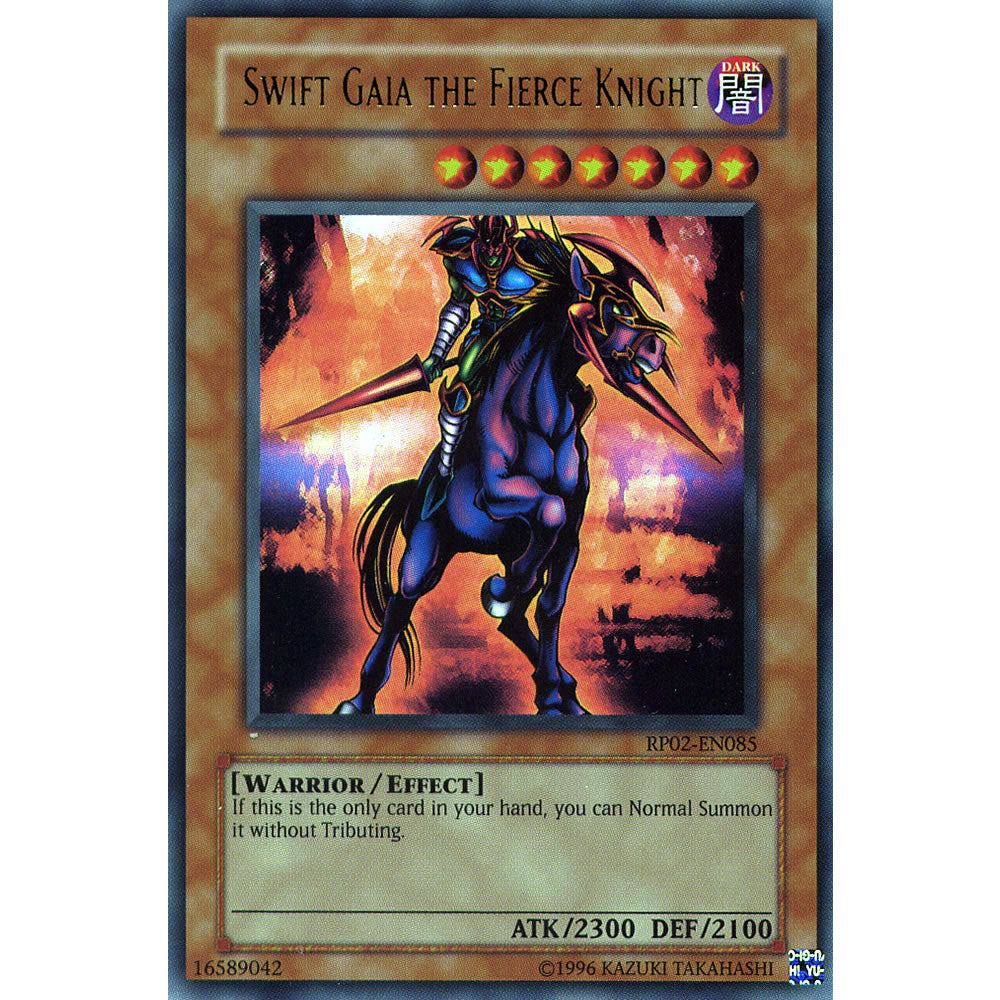 Swift Gaia The Fierce Knight RP02-EN085 Yu-Gi-Oh! Card from the Retro Pack 2 Set
