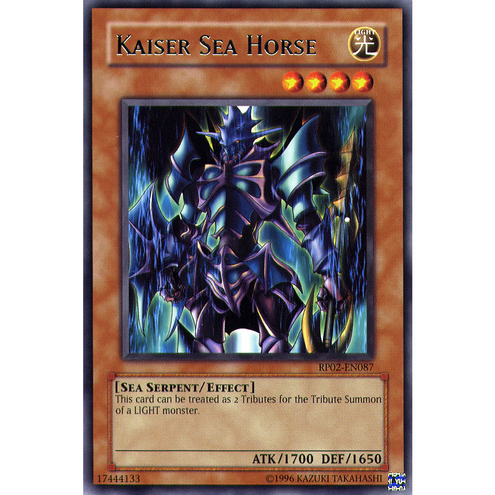 Kaiser Sea Horse RP02-EN087 Yu-Gi-Oh! Card from the Retro Pack 2 Set