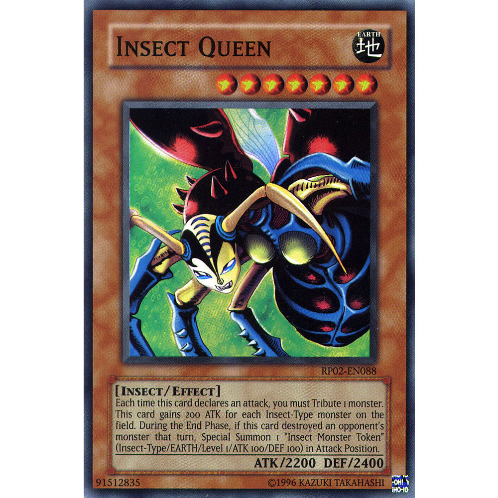 Insect Queen RP02-EN088 Yu-Gi-Oh! Card from the Retro Pack 2 Set