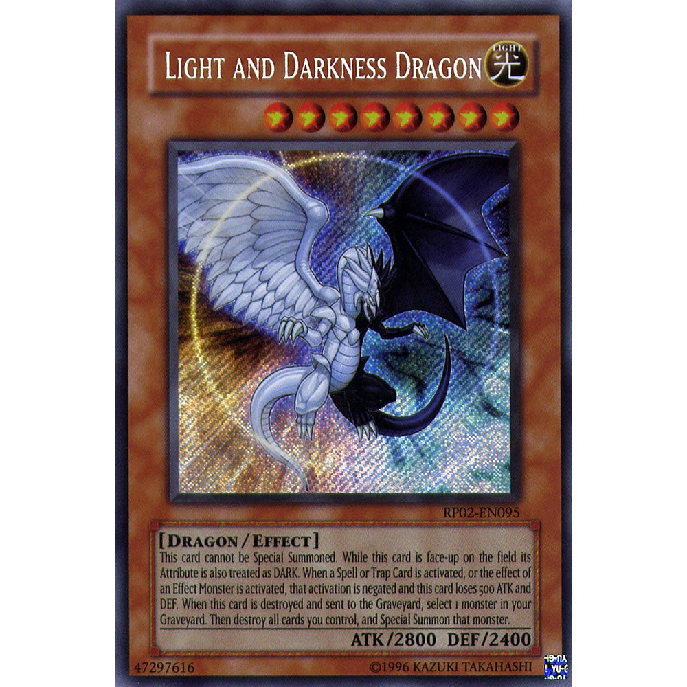 Light and Darkness Dragon RP02-EN095 Yu-Gi-Oh! Card from the Retro Pack 2 Set