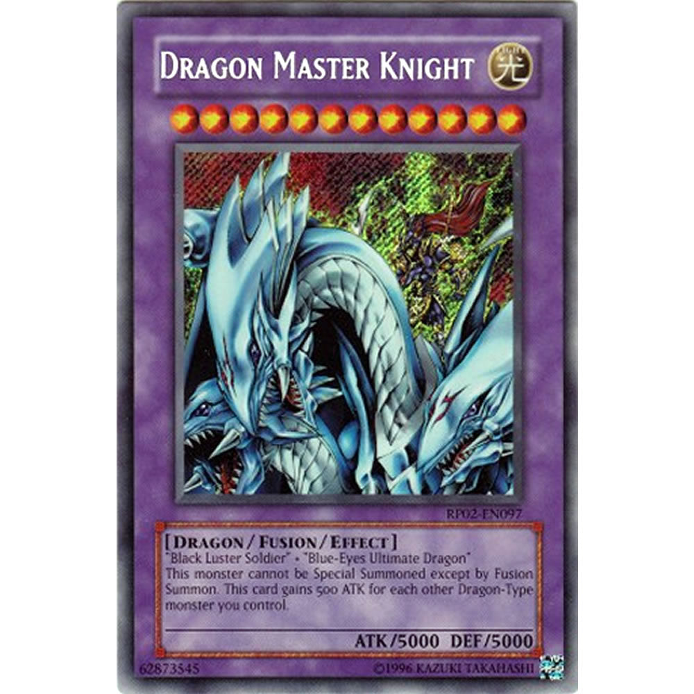 Dragon Master Knight RP02-EN097 Yu-Gi-Oh! Card from the Retro Pack 2 Set
