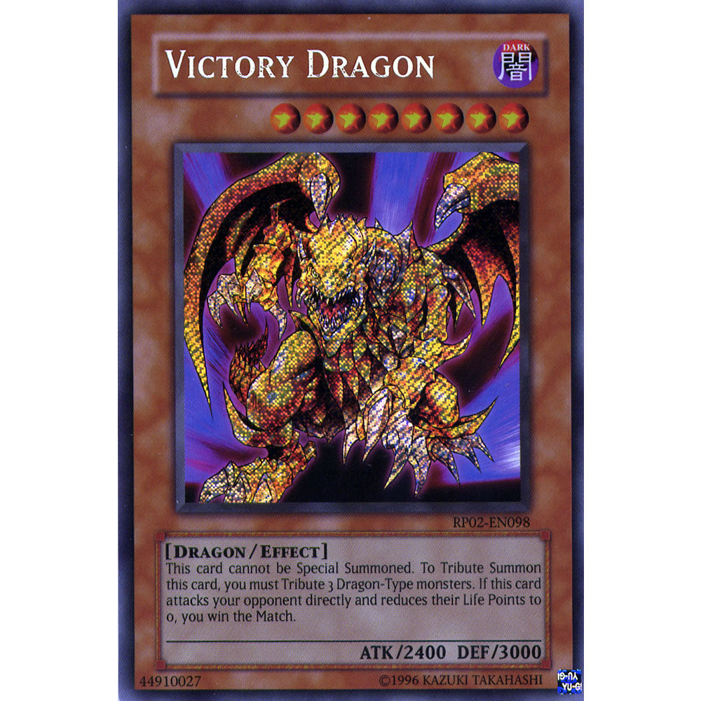 Victory Dragon RP02-EN098 Yu-Gi-Oh! Card from the Retro Pack 2 Set