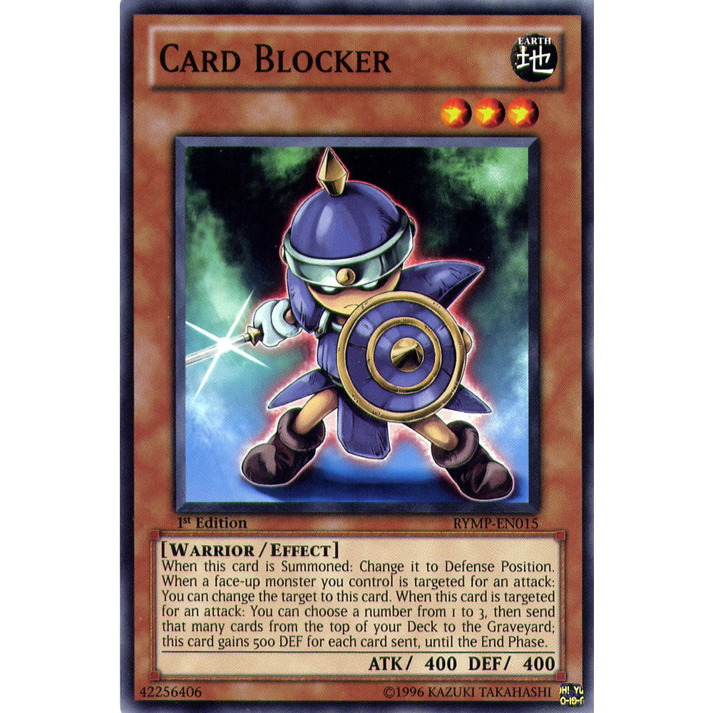 Card Blocker RYMP-EN015 Yu-Gi-Oh! Card from the Ra Yellow Mega Pack Set