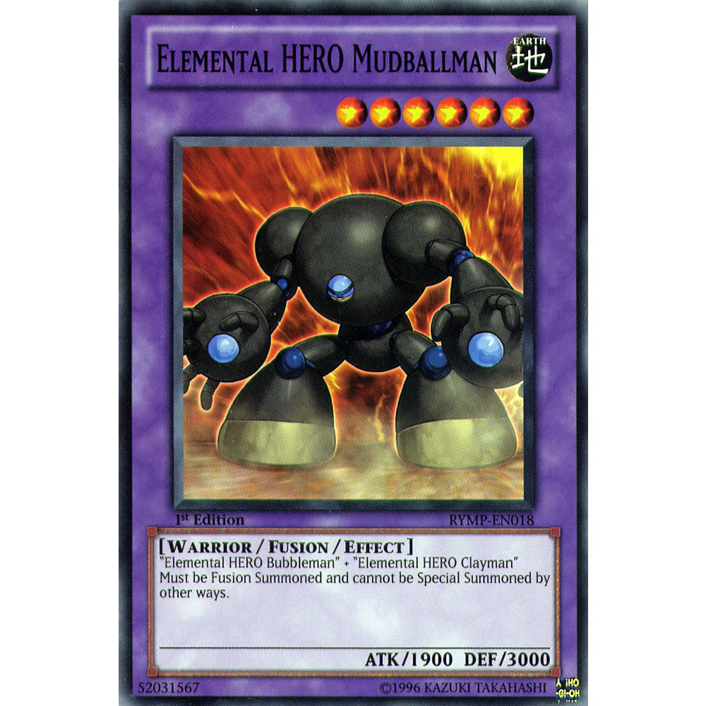Elemental Hero Mudballman RYMP-EN018 Yu-Gi-Oh! Card from the Ra Yellow Mega Pack Set