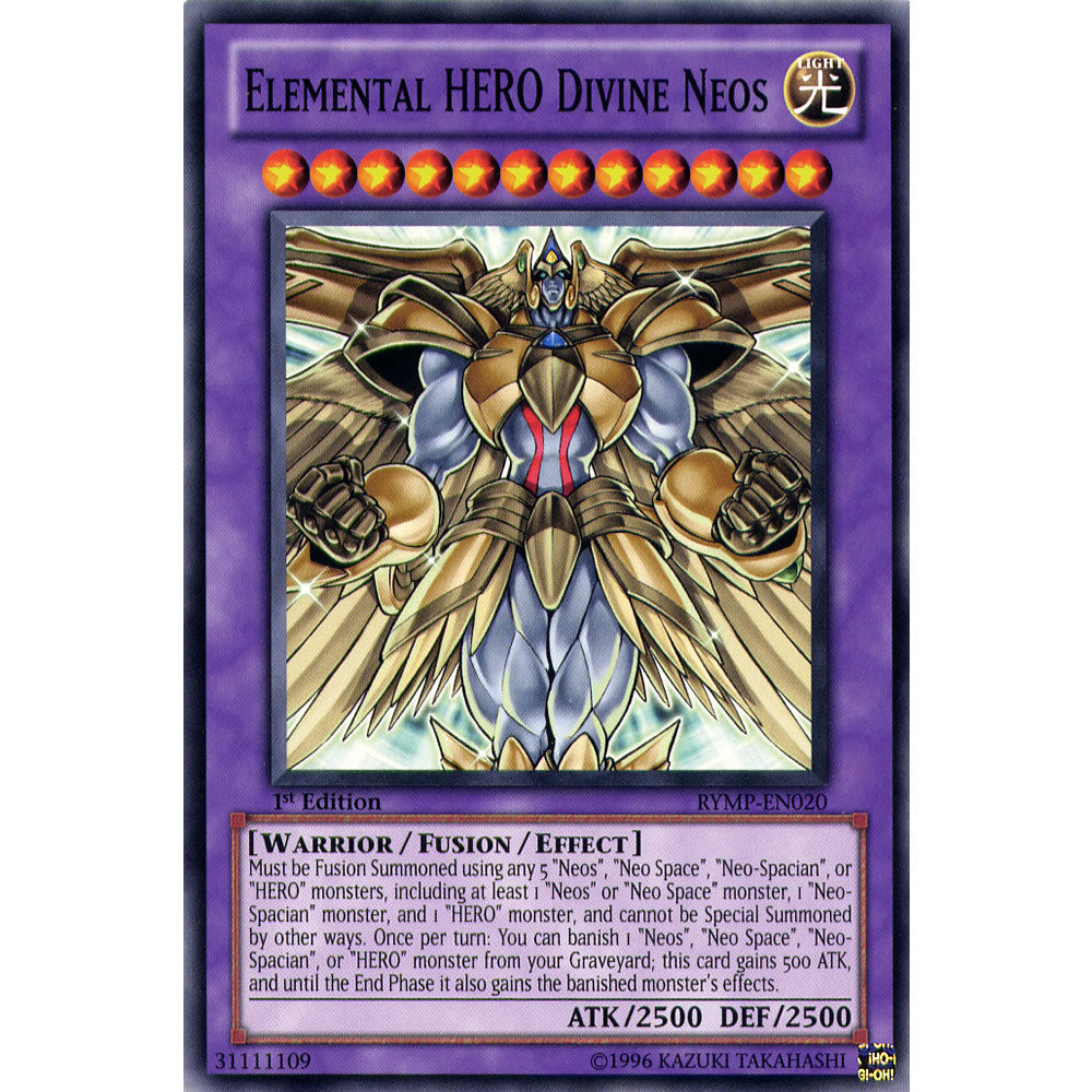 Elemental Hero Divine Neos RYMP-EN020 Yu-Gi-Oh! Card from the Ra Yellow Mega Pack Set