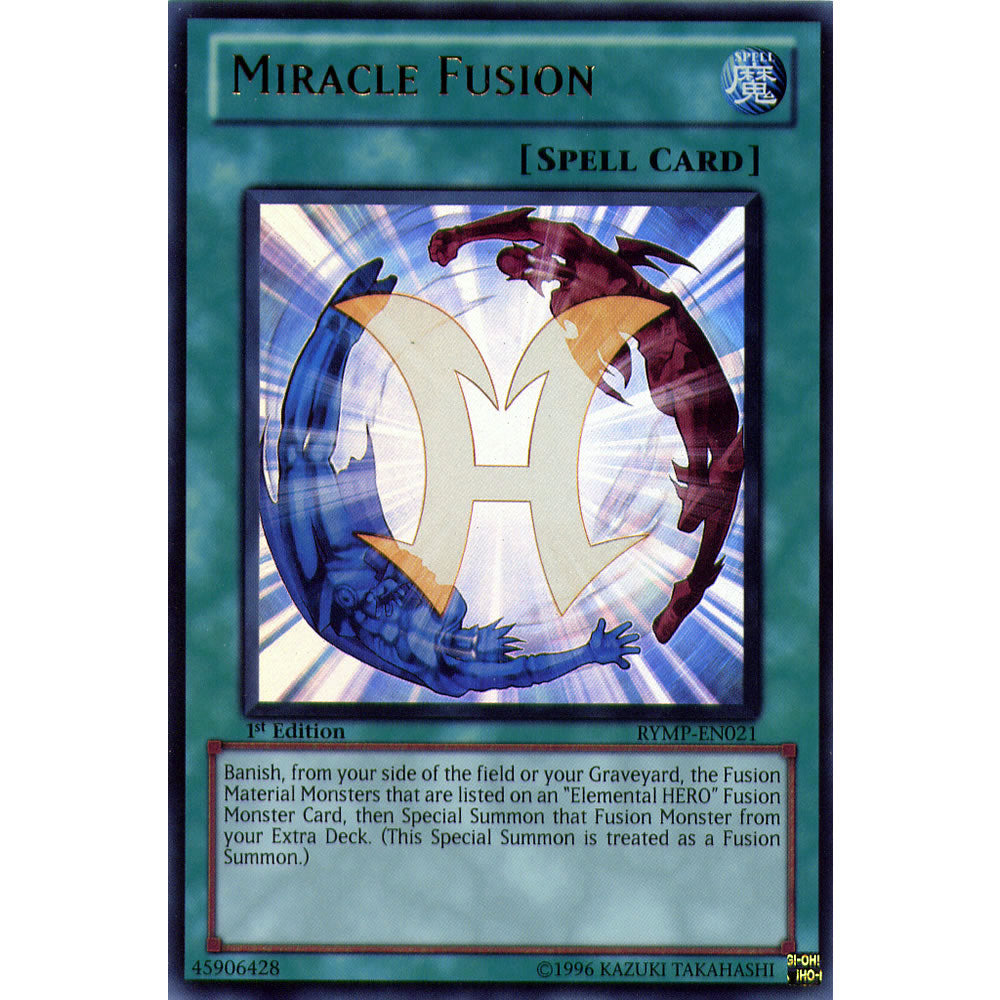Miracle Fusion RYMP-EN021 Yu-Gi-Oh! Card from the Ra Yellow Mega Pack Set
