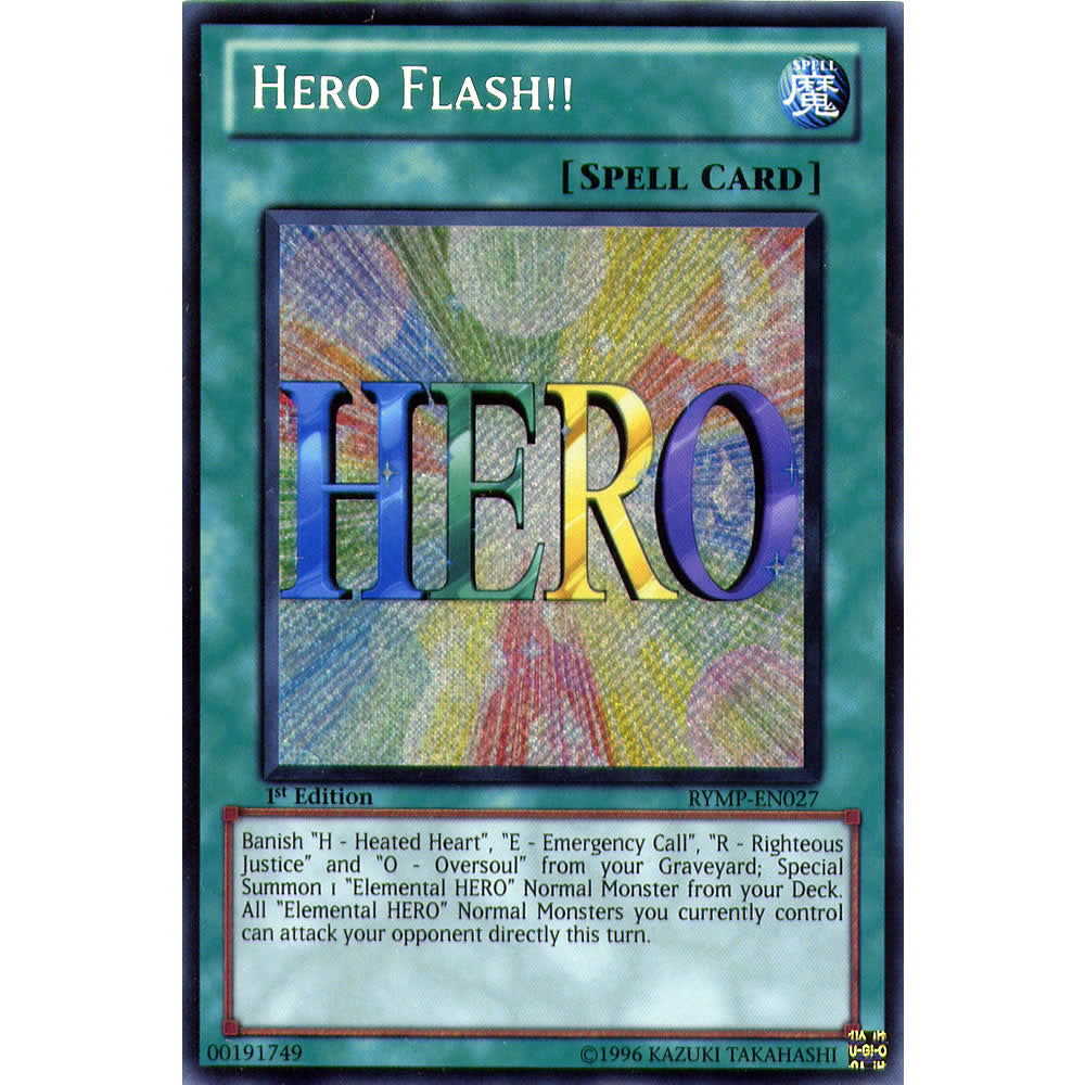 HERO Flash!! RYMP-EN027 Yu-Gi-Oh! Card from the Ra Yellow Mega Pack Set
