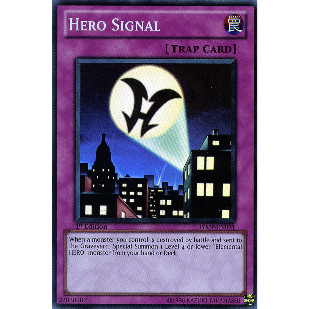 Hero Signal RYMP-EN031 Yu-Gi-Oh! Card from the Ra Yellow Mega Pack Set