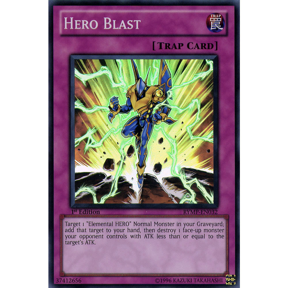 Hero Blast RYMP-EN032 Yu-Gi-Oh! Card from the Ra Yellow Mega Pack Set