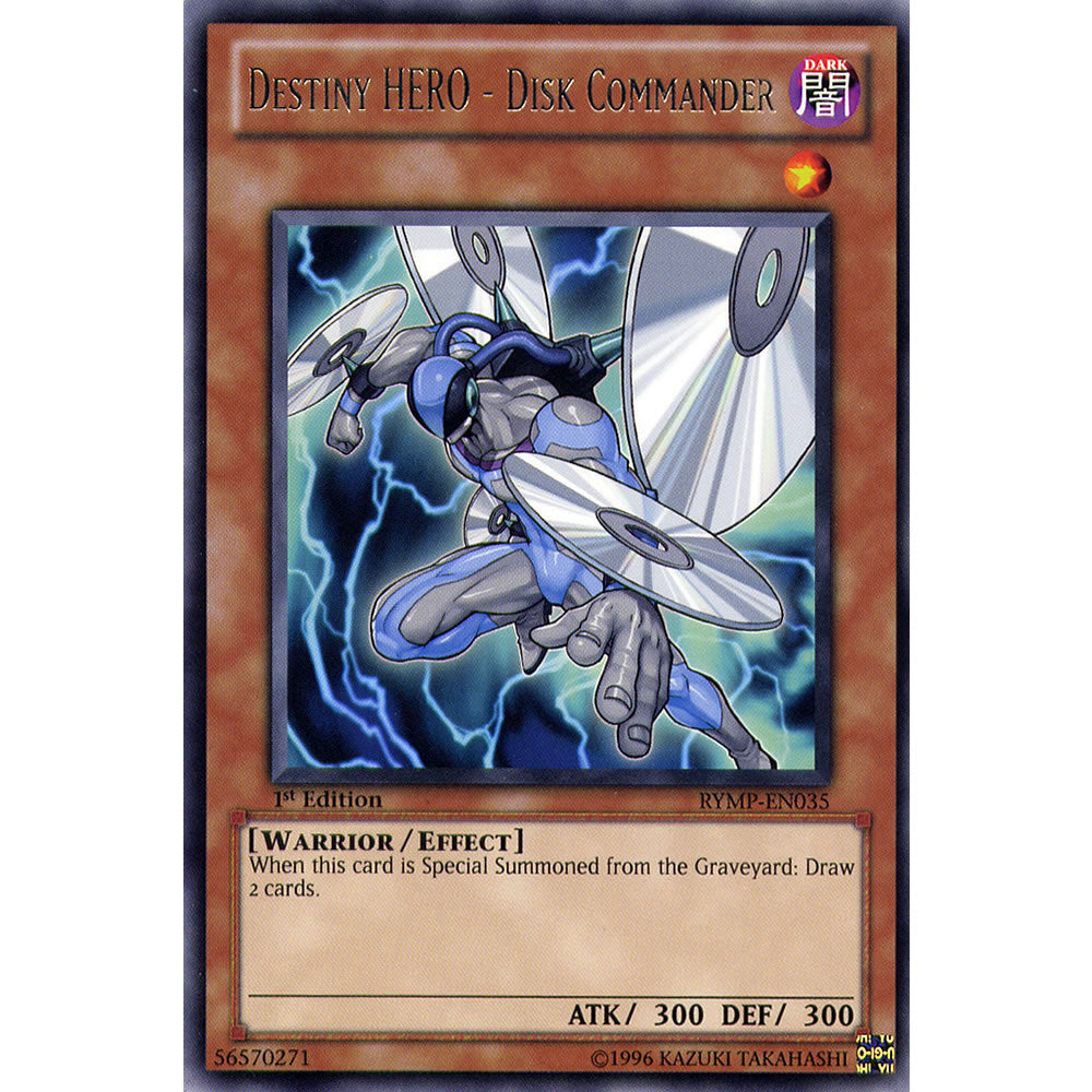 Destiny HERO - Disk Commander RYMP-EN035 Yu-Gi-Oh! Card from the Ra Yellow Mega Pack Set