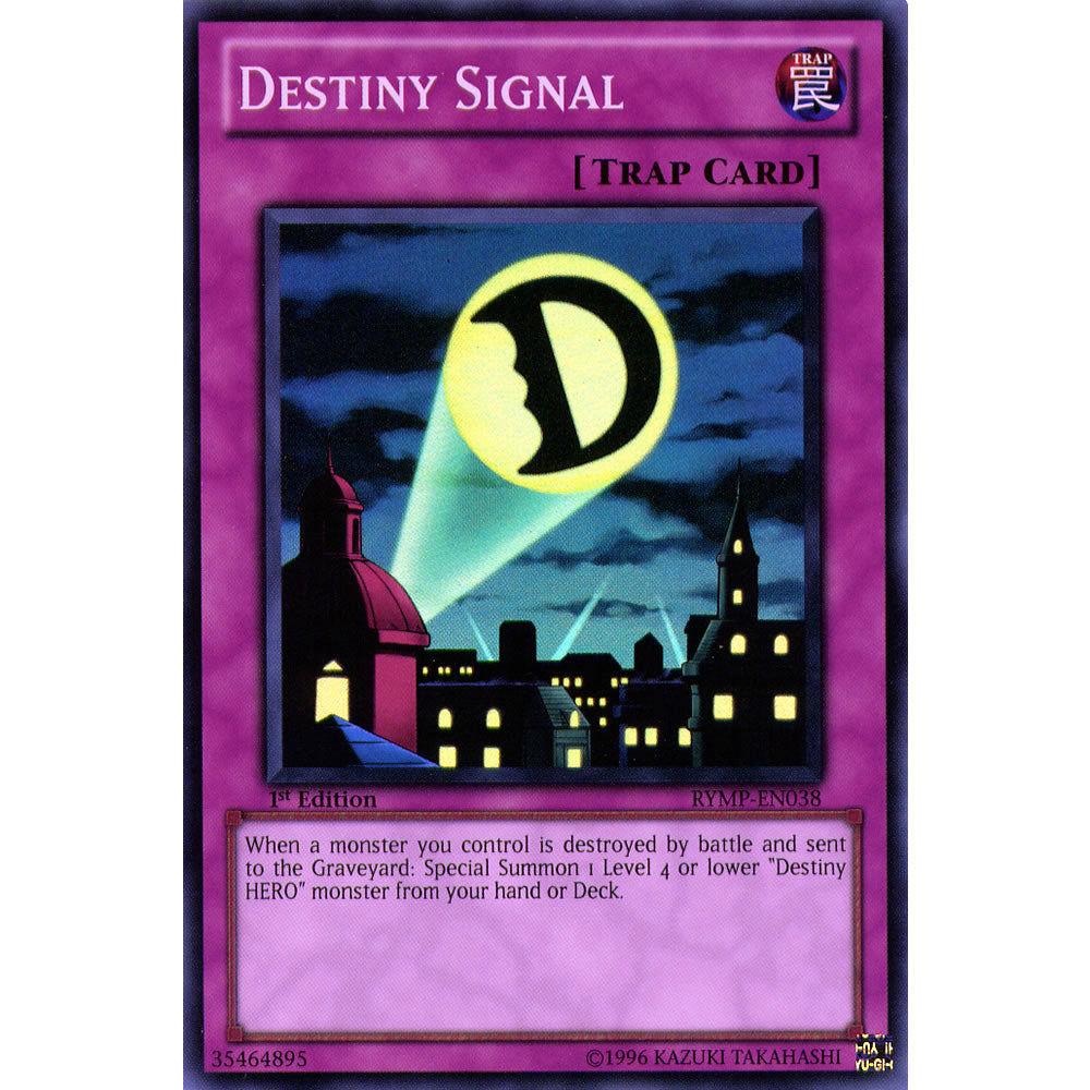 Destiny Signal RYMP-EN038 Yu-Gi-Oh! Card from the Ra Yellow Mega Pack Set