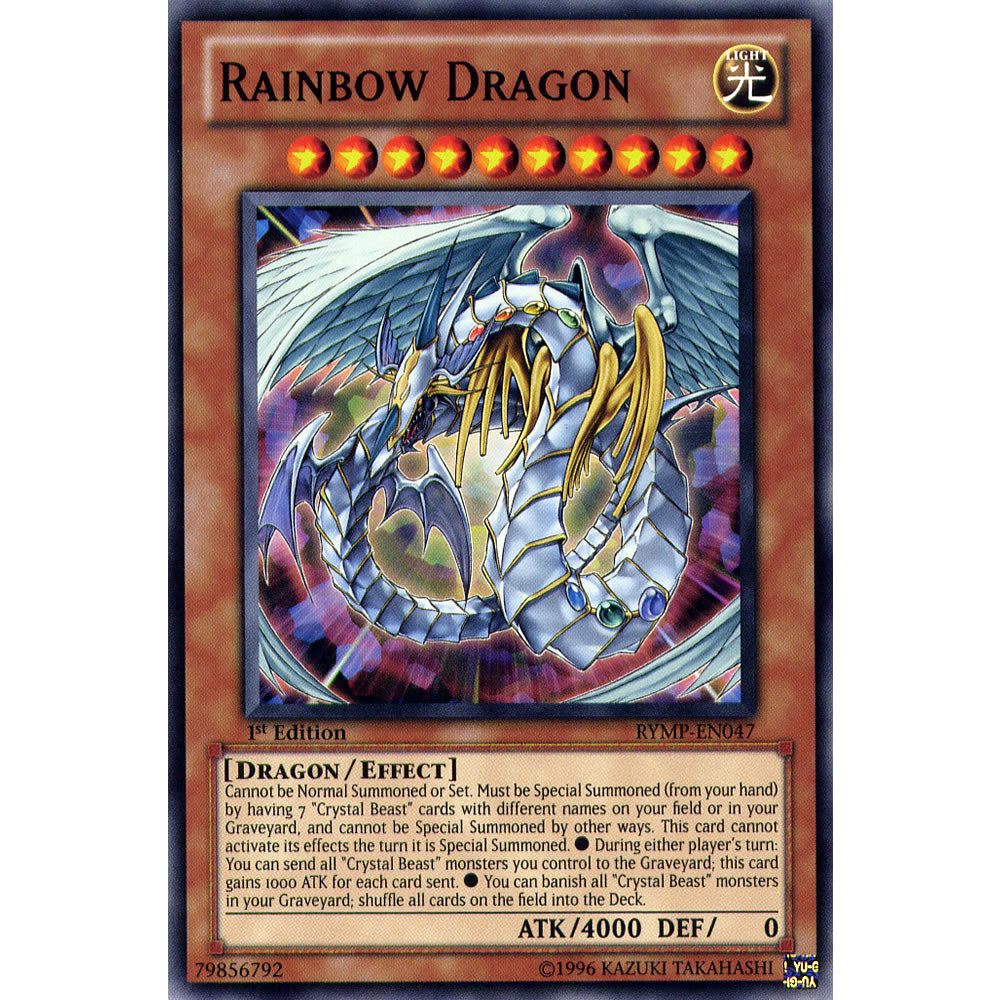 Rainbow Dragon RYMP-EN047 Yu-Gi-Oh! Card from the Ra Yellow Mega Pack Set